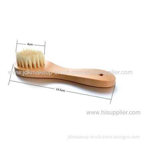 Wood Handle Facial Cleaning Brush 